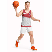 Queensland Tonga Custom Basketball Jersey QLD with Tongan Ngatu Pattern - Polynesian Pride