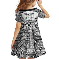 Personalised Tonga 676 Family Matching Short Sleeve Bodycon Dress and Hawaiian Shirt Tribal Kupesi Ngatu Unique LT9 - Polynesian Pride