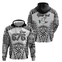 Personalised Tonga 676 Zip Hoodie Tribal Kupesi Ngatu Unique