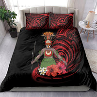 Huli Wigmen Tribe Hela Province Bedding Set Papua New Guinea Indigenous Pattern LT9 - Polynesian Pride