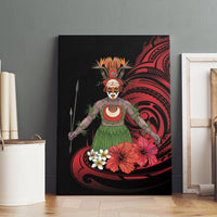Huli Wigmen Tribe Hela Province Canvas Wall Art Papua New Guinea Indigenous Pattern LT9 - Polynesian Pride