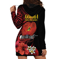 Huli Wigmen Tribe Hela Province Hoodie Dress Papua New Guinea Indigenous Pattern LT9 - Polynesian Pride