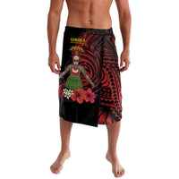 Huli Wigmen Tribe Hela Province Lavalava Papua New Guinea Indigenous Pattern LT9 Black - Polynesian Pride