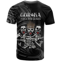 Skeleton Tribe Simbu Province T Shirt Papua New Guinea Indigenous Pattern LT9 - Polynesian Pride