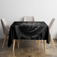 Skeleton Tribe Simbu Province Tablecloth Papua New Guinea Indigenous Pattern LT9 - Polynesian Pride