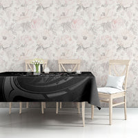 Skeleton Tribe Simbu Province Tablecloth Papua New Guinea Indigenous Pattern LT9 - Polynesian Pride