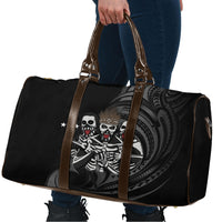 Skeleton Tribe Simbu Province Travel Bag Papua New Guinea Indigenous Pattern LT9 - Polynesian Pride