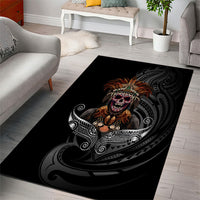 Mokomoko Tribe Eastern Highlands Province Area Rug Papua New Guinea Indigenous Pattern LT9 - Polynesian Pride