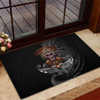 Mokomoko Tribe Eastern Highlands Province Rubber Doormat Papua New Guinea Indigenous Pattern LT9 - Polynesian Pride