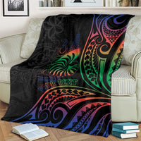 New Caledonia Polynesian Tatoo Personalised Blanket