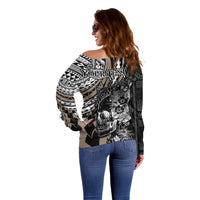 personalised-polynesia-skull-off-shoulder-sweater-tattoo-in-the-style-of-maori-with-marine-life-gold