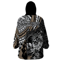 personalised-polynesia-skull-wearable-blanket-hoodie-tattoo-in-the-style-of-maori-with-marine-life-gold
