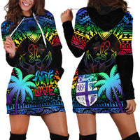 fiji-lgbt-hoodie-dress-love-is-love-tapa-pattern-rainbow-water-color