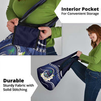 Hafai Adai Guam Guasalis Grocery Bag Polynesian Tribal Pattern