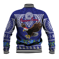 American Samoa Christmas Baseball Jacket Manuia le Kerisimasi Polynesian Tribal LT9 - Polynesian Pride