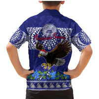 American Samoa Christmas Family Matching Mermaid Dress and Hawaiian Shirt Manuia le Kerisimasi Polynesian Tribal LT9 - Polynesian Pride