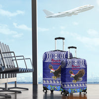 American Samoa Christmas Luggage Cover Manuia le Kerisimasi Polynesian Tribal LT9 - Polynesian Pride