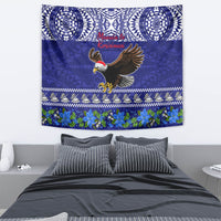 American Samoa Christmas Tapestry Manuia le Kerisimasi Polynesian Tribal LT9 - Polynesian Pride