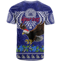 Personalised American Samoa Christmas T Shirt Manuia le Kerisimasi Polynesian Tribal LT9 - Polynesian Pride