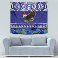 Personalised American Samoa Christmas Tapestry Manuia le Kerisimasi Polynesian Tribal LT9 - Polynesian Pride