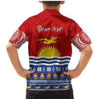 Personalised Kiribati Christmas Family Matching Mermaid Dress and Hawaiian Shirt Tekeraoi n Te Tiritimati Polynesian Tribal LT9 - Polynesian Pride