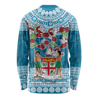 Fijian Tagimoucia Flowers Long Sleeve Shirt Christmas Coquette bow LT9 - Polynesian Pride