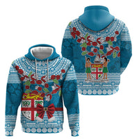 Fijian Tagimoucia Flowers Zip Hoodie Christmas Coquette bow LT9 - Polynesian Pride