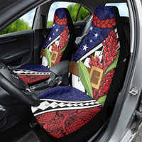 Samoan Ula Fala Flowers Car Seat Cover Christmas Santa Belt LT9 - Polynesian Pride