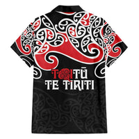 Aotearoa Toitu Te Tiriti Family Matching Long Sleeve Bodycon Dress and Hawaiian Shirt New Zealand Stand Together Stand Stronger LT9 - Polynesian Pride