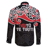 Aotearoa Toitu Te Tiriti Family Matching Off Shoulder Short Dress and Hawaiian Shirt New Zealand Stand Together Stand Stronger LT9 - Polynesian Pride