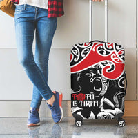 Aotearoa Toitu Te Tiriti Luggage Cover New Zealand Stand Together Stand Stronger LT9 - Polynesian Pride