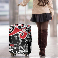 Aotearoa Toitu Te Tiriti Luggage Cover New Zealand Stand Together Stand Stronger LT9 - Polynesian Pride