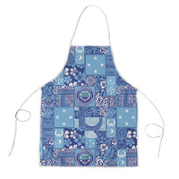 Federated States of Micronesia Merry Christmas Apron Pacific Patchwork Xmas Vibes - Polynesian Pride