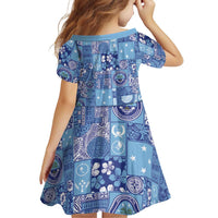 Federated States of Micronesia Merry Christmas Family Matching Tank Maxi Dress and Hawaiian Shirt Pacific Patchwork Xmas Vibes LT9 - Polynesian Pride
