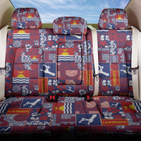 Kiribati Tekeraoi n te Kiritimati Back Car Seat Cover Pacific Patchwork Xmas Vibes - Polynesian Pride