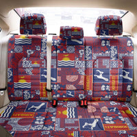 Kiribati Tekeraoi n te Kiritimati Back Car Seat Cover Pacific Patchwork Xmas Vibes - Polynesian Pride