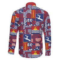 Kiribati Tekeraoi n te Kiritimati Family Matching Mermaid Dress and Hawaiian Shirt Pacific Patchwork Xmas Vibes LT9 - Polynesian Pride