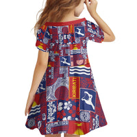 Kiribati Tekeraoi n te Kiritimati Family Matching Summer Maxi Dress and Hawaiian Shirt Pacific Patchwork Xmas Vibes LT9 - Polynesian Pride