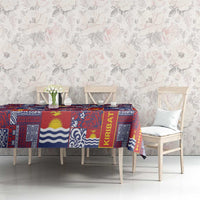 Kiribati Tekeraoi n te Kiritimati Tablecloth Pacific Patchwork Xmas Vibes - Polynesian Pride