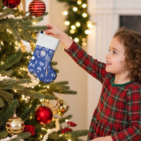 Marshall Islands Merry Christmas Stocking Pacific Patchwork Xmas Vibes - Polynesian Pride