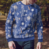 Marshall Islands Merry Christmas Ugly Christmas Sweater Pacific Patchwork Xmas Vibes - Polynesian Pride