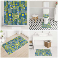 Palau Ungil Kurismas Bathroom Set Pacific Patchwork Xmas Vibes - Polynesian Pride