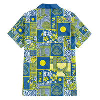 Palau Ungil Kurismas Family Matching Off Shoulder Maxi Dress and Hawaiian Shirt Pacific Patchwork Xmas Vibes - Polynesian Pride