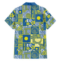 Palau Ungil Kurismas Family Matching Tank Maxi Dress and Hawaiian Shirt Pacific Patchwork Xmas Vibes - Polynesian Pride
