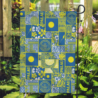 Palau Ungil Kurismas Garden Flag Pacific Patchwork Xmas Vibes - Polynesian Pride