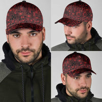 Dark Samoa Manuia Le Kerisimasi Classic Cap Pacific Patchwork Xmas Vibes - Polynesian Pride