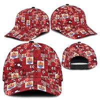 Tahiti Oaoa I Teie Noera Classic Cap Pacific Patchwork Xmas Vibes - Polynesian Pride