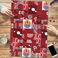 Tahiti Oaoa I Teie Noera Puzzle Pacific Patchwork Xmas Vibes - Polynesian Pride