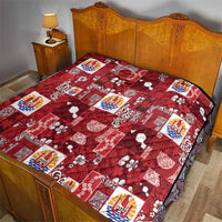 Tahiti Oaoa I Teie Noera Quilt Pacific Patchwork Xmas Vibes - Polynesian Pride