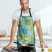 Tuvalu Manuia te Kilisimasi Apron Pacific Patchwork Xmas Vibes - Polynesian Pride